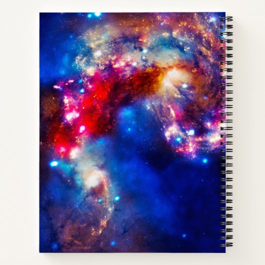 Carnet Cosmos colorés (Dos)