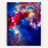Carnet Cosmos colorés (Devant)