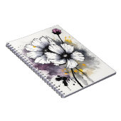 Carnet Cosmos - Fleurs aquarelles (Côté Droit)