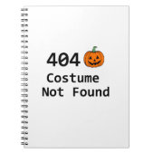Carnet Costume 404 introuvable (Devant)