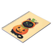 Carnet Costume de chat Citrouille mignon (Côté gauche)
