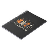 Carnet Costume de chat Halloween Spooky Paw Vector Design (Côté gauche)