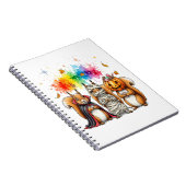 Carnet Costume de petits écureuils mignons pour Halloween (Côté Droit)