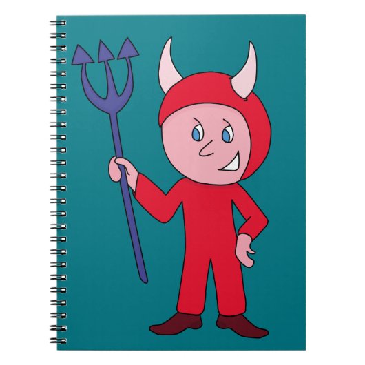 Carnet Costume d'Halloween diabolique (Devant)