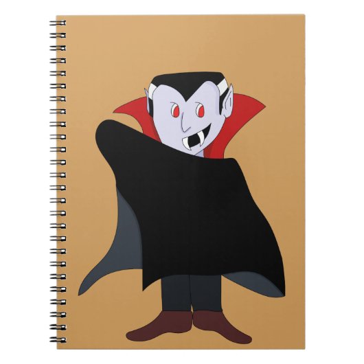Carnet Costume d'Halloween Vampire mignon (Devant)