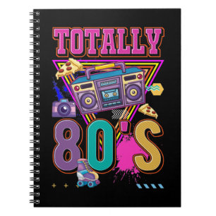 Carnet Costume Party 80s Retro Disco Colorful 1980s