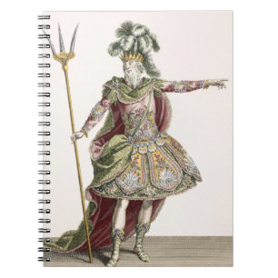Carnet Costume pour Neptune dans plusieurs opéras, grav