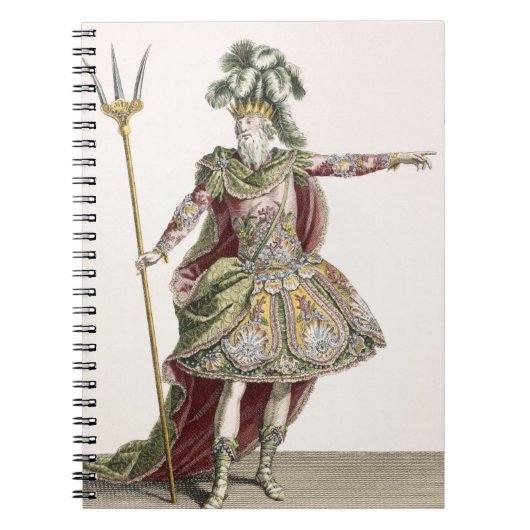 Carnet Costume pour Neptune dans plusieurs opéras, gravé (Devant)