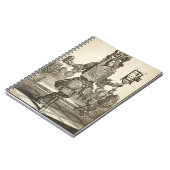 Carnet Costume pour un fabricant d'horloge, pub. par (Côté gauche)