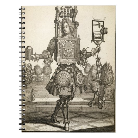 Carnet Costume pour un fabricant d'horloge, pub. par (Devant)