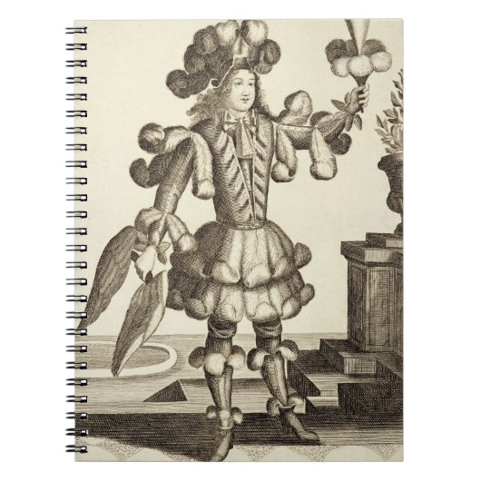 Carnet Costume pour un marchand de plume, pub. par Gerard (Devant)