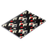 Carnet Costumes de jeu de cartes en poker. (Côté gauche)