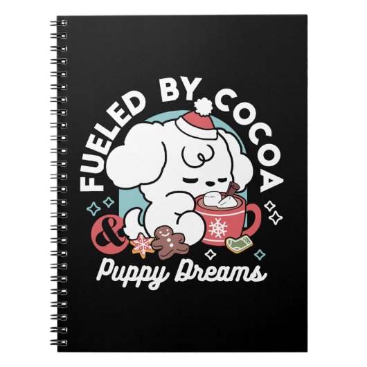 Carnet Cosy Puppy Dreams - Chocolat chaud et Noël (Devant)