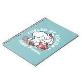 Carnet Cosy Puppy Dreams - Chocolat chaud et Noël (Côté gauche)