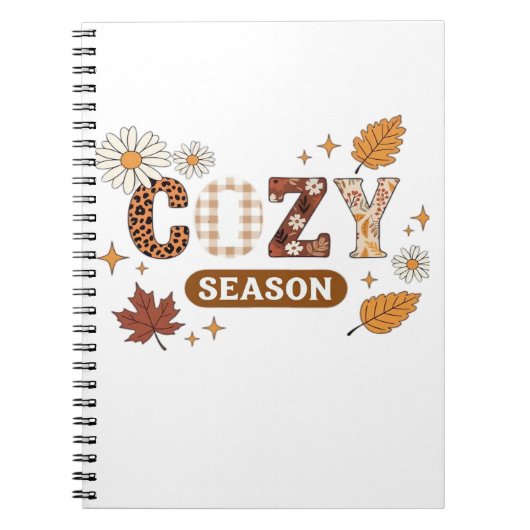 Carnet Cosy Season T-Shirt surdimensionné (Devant)