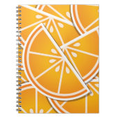 Carnet Cotés orange funky (Devant)