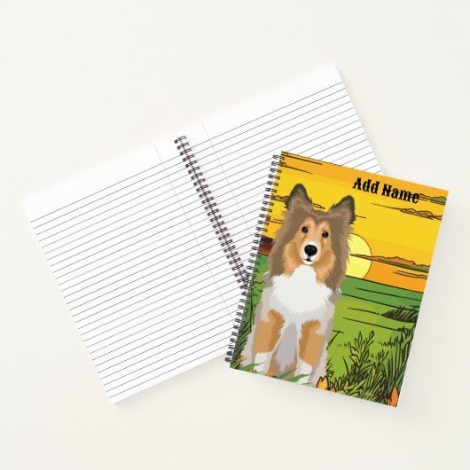 Carnet Coton brut Collie (Intérieur)