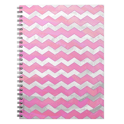 Carnet Coton Candy Chevon Motif (Devant)