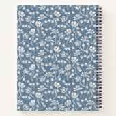 Carnet Cottage Floral Denim Blue (Dos)