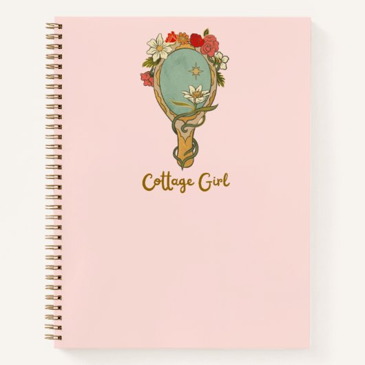 Carnet Cottage Girl 🥨 🧡 🌸 (Devant)