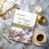 Carnet Cottage Purple Floral aidant