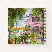 Carnet Cottage rose près de la baie I (Dos)