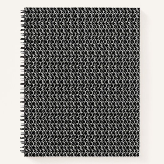 Carnet Cotte de mailles Armure Médiévale (Devant)