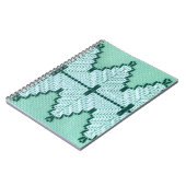 Carnet Couchage en fil textile rétro, pulsation graphique (Côté gauche)