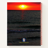Carnet Couché de soleil de Floride (Dos)