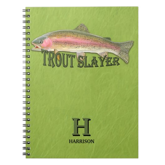 Carnet Couche de truite arc-en-ciel (Devant)