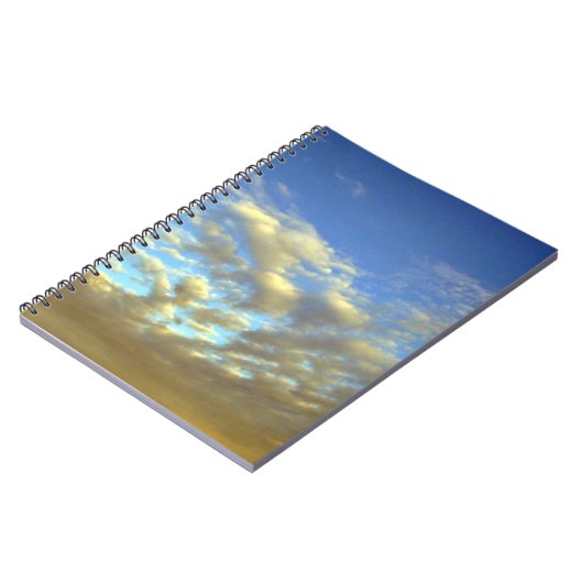 Carnet Couche d'or de nuage et ciel bleu (Côté gauche)