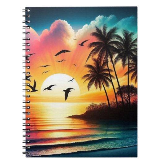 Carnet Coucher de soleil (Devant)