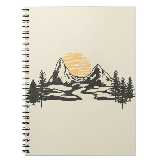 Carnet Coucher de soleil (Devant)