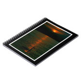 Carnet Coucher de soleil à Montreux Notebook (Côté gauche)