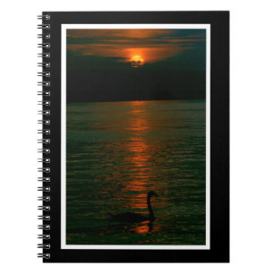 Carnet Coucher de soleil à Montreux Notebook