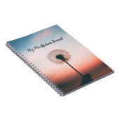 Carnet Coucher de soleil aux pissenlits (Côté Droit)