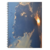 Carnet Coucher de soleil avec formation Teacup Cloud par (Devant)
