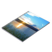 Carnet Coucher de soleil bleu sur le lac (Côté gauche)