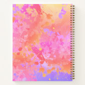 Carnet Coucher de soleil Boho Splash (Dos)