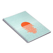 Carnet Coucher de soleil dans l'océan - arrière - plan ra (Côté Droit)