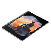 Carnet Coucher de soleil de Cowboy. (Côté gauche)