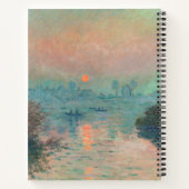 Carnet Coucher de soleil de Monet sur la Seine Impression (Dos)