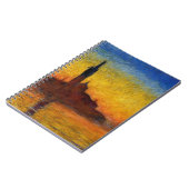 Carnet Coucher de soleil de Monet Venise Impressionnisme  (Côté gauche)