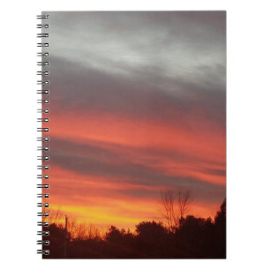 Carnet Coucher de soleil de Nouvelle-Angleterre