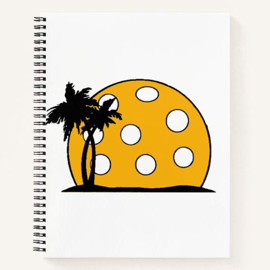 Carnet Coucher de soleil de Pickleball Beach (Devant)