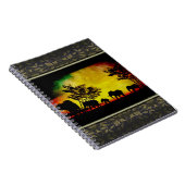 Carnet Coucher de soleil des éléphants (Côté Droit)