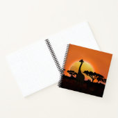 Carnet Coucher de Soleil Girafe | Faune Sauvage Sa (Intérieur)