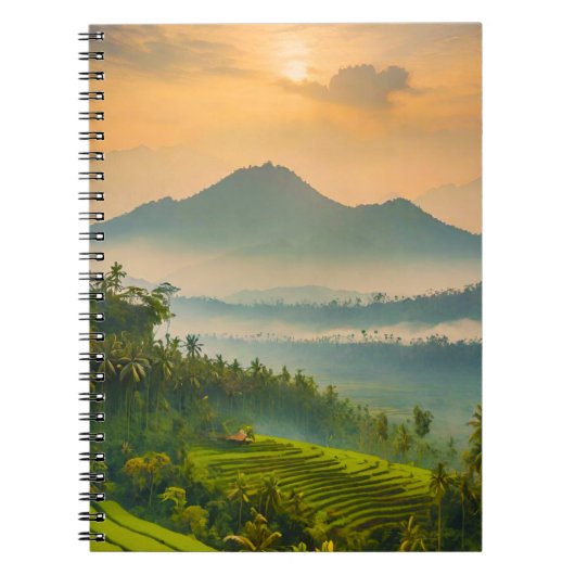 Carnet Coucher de soleil indonésien (Devant)