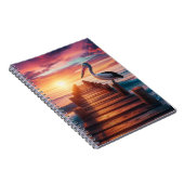 Carnet Coucher de soleil marin/côtier/plage de pélican (Côté Droit)