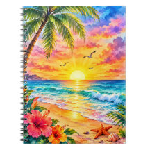 Coucher de soleil paradis tropical Art de plage à 